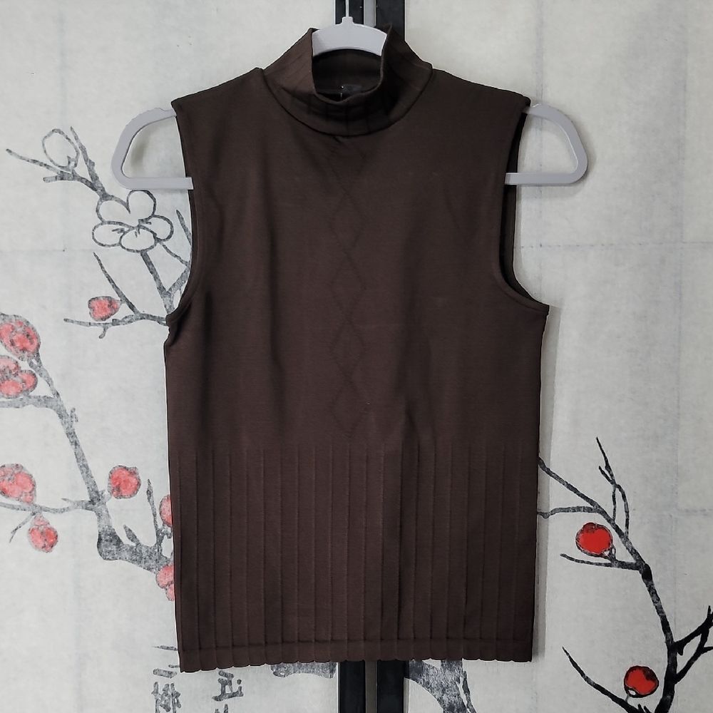 Wolford Sleeveless Turtleneck Top Size Small
